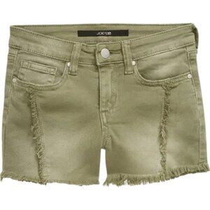 Joe's Kids' Cecilia Stretch Cotton Denim‎ Shorts Light Olive Size 7